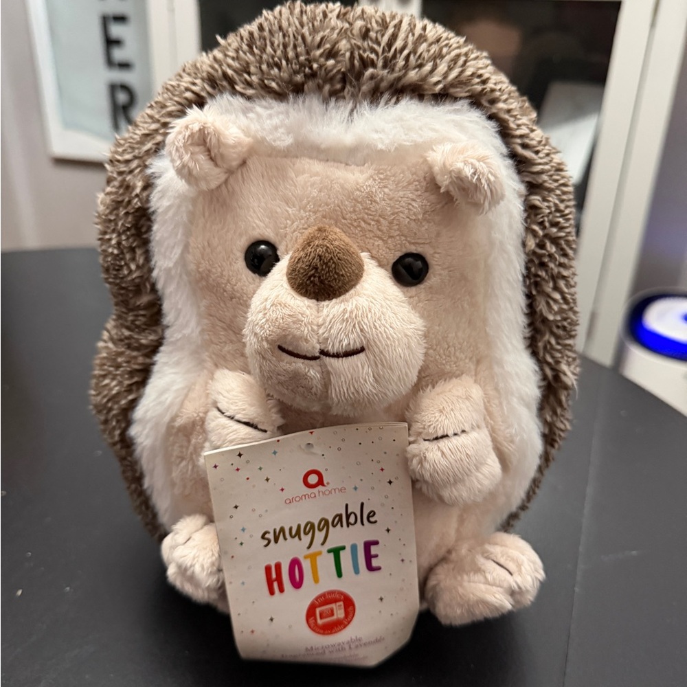 Aroma Home Snuggable Hottie Hedgehog NWT